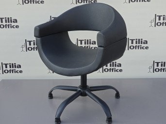 Vera Kuaför Tarama Çalışma Bekleme Koltuğu Siyah Yonca Sabit Ayak